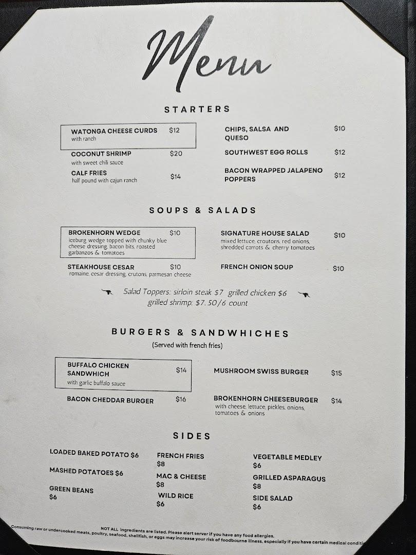 Brokenhorn Steakhouse