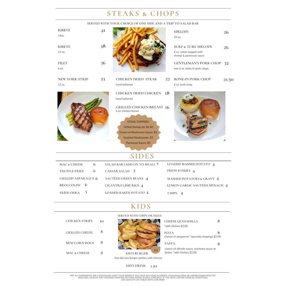 Brokenhorn Steakhouse Menu image 1
